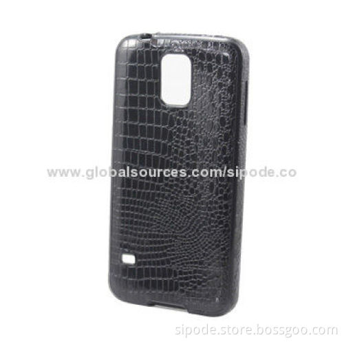 Leather Coating Plating Covers for Samsung galaxy S5